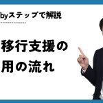 就労移行支援の利用の流れを解説します。