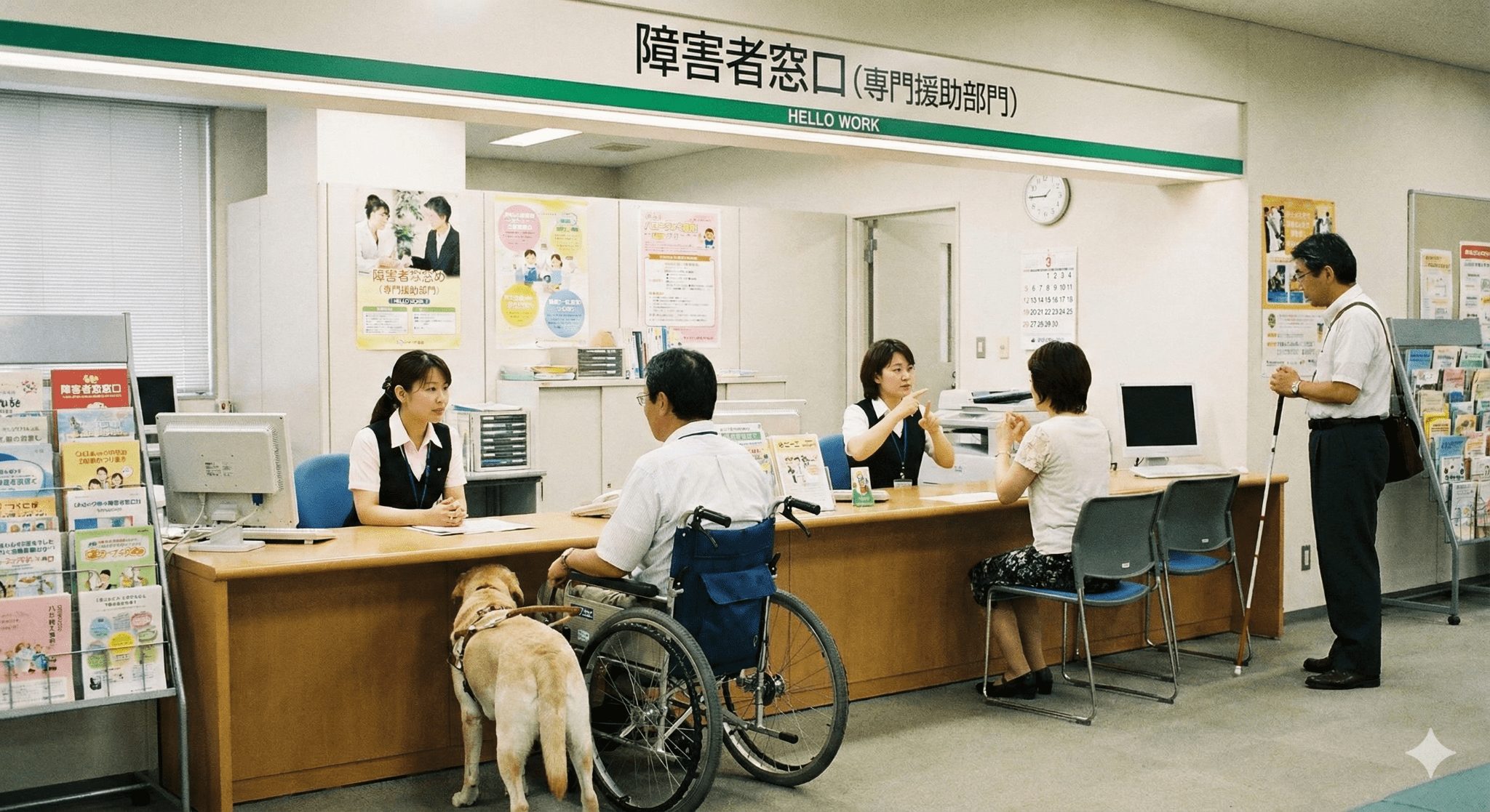 ハローワーク障害者窓口